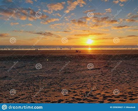 Sunset at Sea View Karachi, Pakistan, Stock Image - Image of blue ...