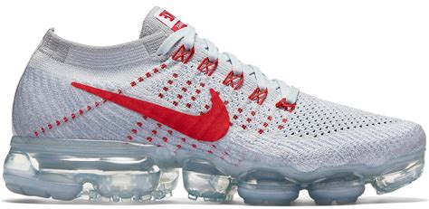 Nike Air VaporMax Women's Pure Platinum University Red