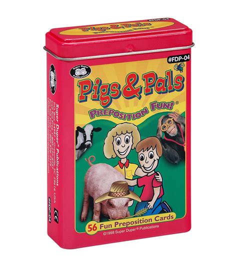Buy Super Duper Publications Pigs & Pals Preposition Fun Deck Flash ...