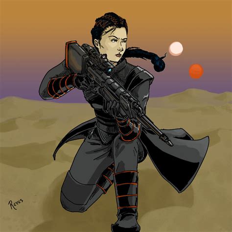 The Mandalorian: Fennec Shand fanart by fukujinzuke on DeviantArt