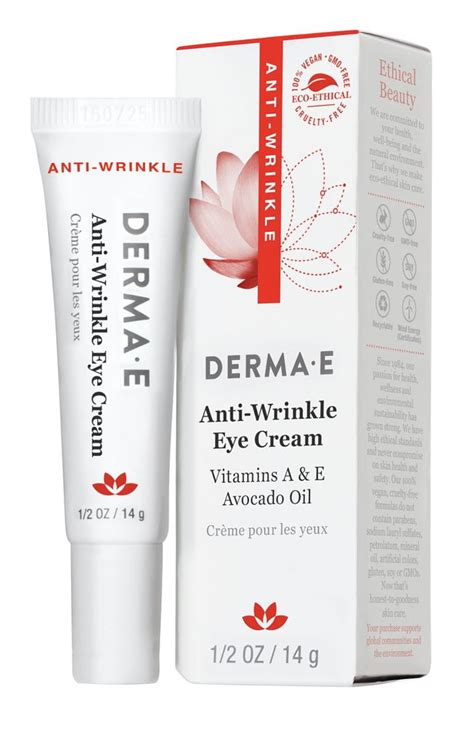 Derma E - Derma E Anti-Wrinkle Eye Cream, 0.5 Oz - Walmart.com - Walmart.com