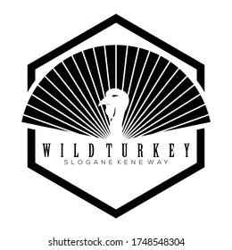 Turkey Logo Wild Design Vector Stock Vector (Royalty Free) 1748548304 ...