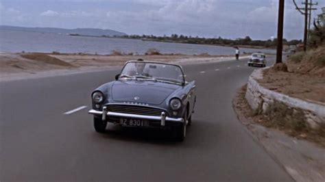 Sunbeam Alpine driven by James Bond (Sean Connery) as seen in James ...