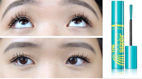 COVERGIRL Super Sizer Waterproof Mascara Review & Demo - YouTube