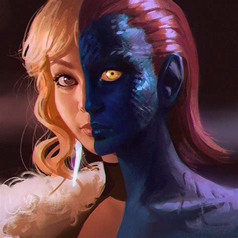 Mystique by KR0NPR1NZ on DeviantArt