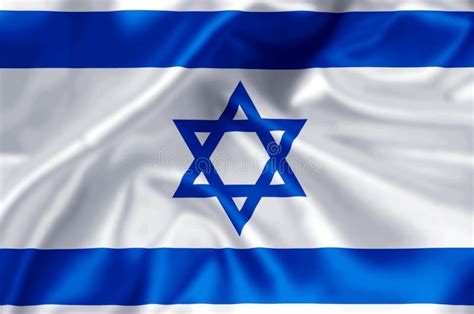 Ejemplo De La Bandera De Israel Stock de ilustración - Ilustración de ...