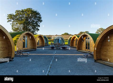 Glamping pods at Cloughjordan House, County Tipperary, Ireland Stock Photo - Alamy