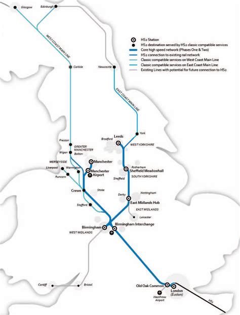 High Speed 2 second phase route unveiled | Construction News