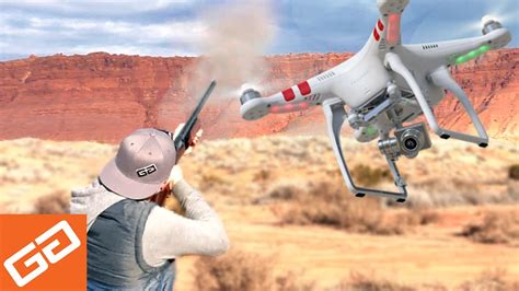 Shooting DJI Drones with Shotguns - YouTube