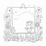 Oval Flower Borders Coloring Pages sketch template