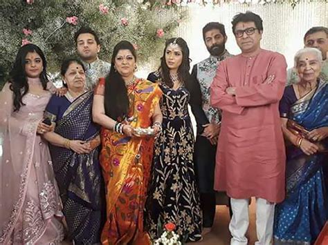 Raj Thackeray Family / Raj Thackeray's son marries Mitali Borude ...