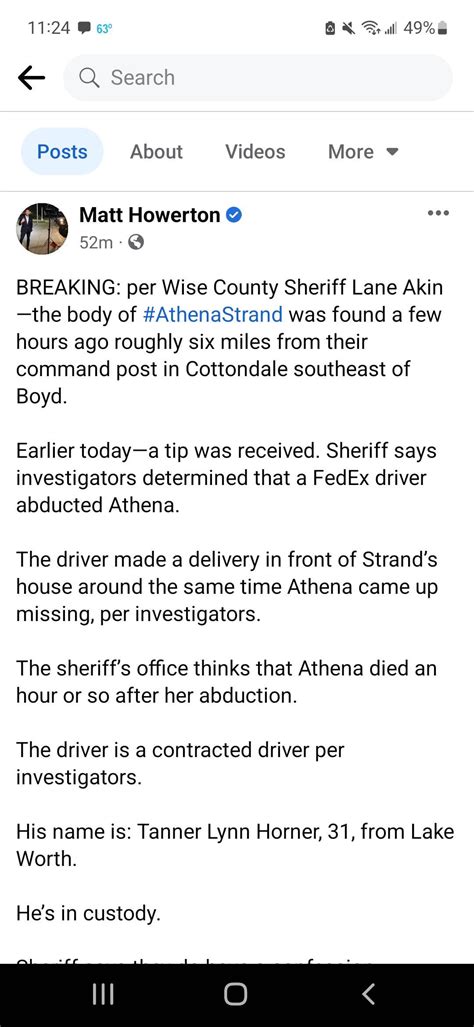 Athena Strand body found : r/TrueCrimeDiscussion