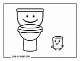 Potty Colouring Pages Sketch Coloring Page sketch template