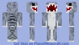 SHARK!!!!!!!!!! Minecraft Skin