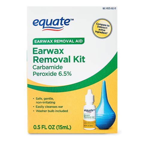 Equate Earwax Removal Kit, 0.5 fl oz - Walmart.com