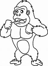 40  Gorilla Coloring Pages Free Printable PDF JPG PNG & Online sketch template