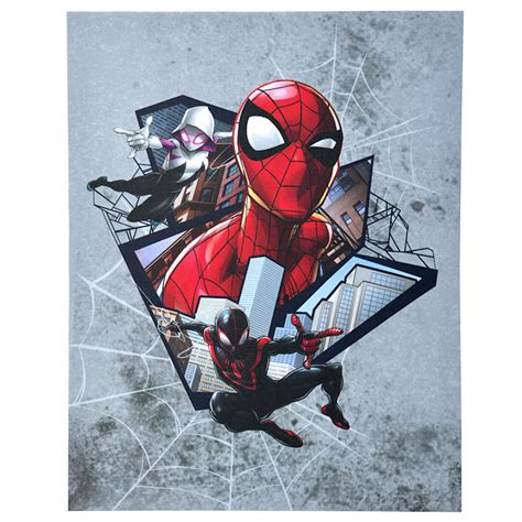 Miles Morales Spiderman Canvas Wall Art, 11x14