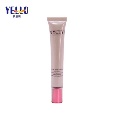 Luxury Empty Plastic Cosmetic Tubes For Eye Cream Small Capacity Pink Color