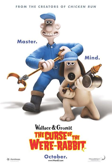 Wallace & Gromit in The Curse of the Were-Rabbit Movie Poster (#1 of 9 ...