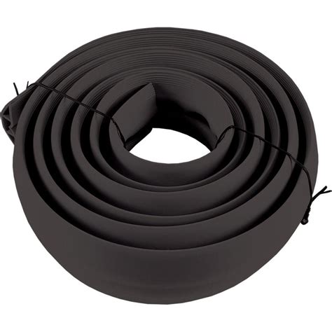 Power Gear 6 ft. Black PVC Cord Cover-43003 - The Home Depot