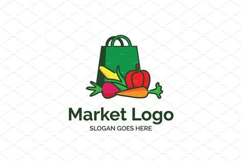 Vegetable fresh market logo design | Branding & Logo Templates ...