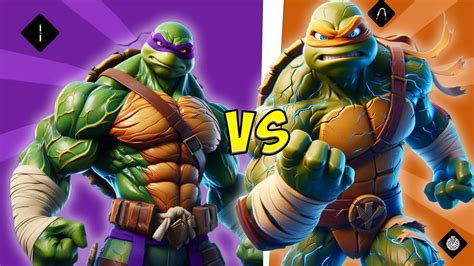 💜Donatello VS Michelangelo🧡🐢 0645-3499-6114 by james - Fortnite ...