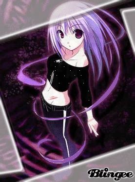 Anime Girl - Purple Hair Picture #94892306 | Blingee.com