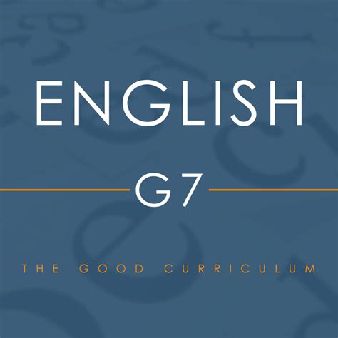 Grade 7 – English