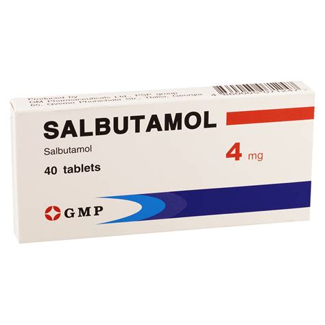 Salbutamol 4mg #40t GMP - 10574 - National Surgery Center