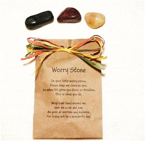 Worry Stone by sweetvioletlane on Zibbet | Worry stones, Art therapy activities, No worries