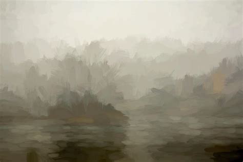 Morning River Fog Abstract Photograph by Francis Sullivan - Fine Art America