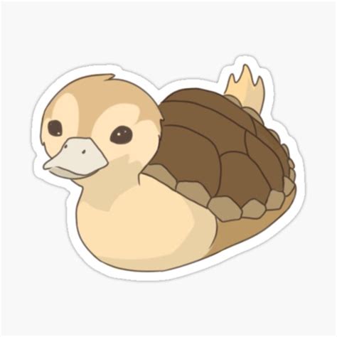 "Avatar turtle duck" Sticker for Sale by animefleur | Redbubble