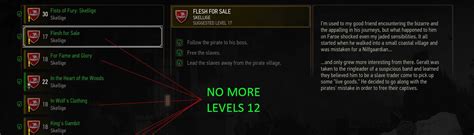 Increased Suggested Levels for Quests - Next Gen at The Witcher 3 Nexus - Mods and community