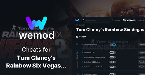 Tom Clancy's Rainbow Six Vegas 2 Cheats & Trainers for PC | WeMod