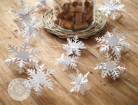3 Meter Paper Snowflake Garland | The Paper Snowflake Company