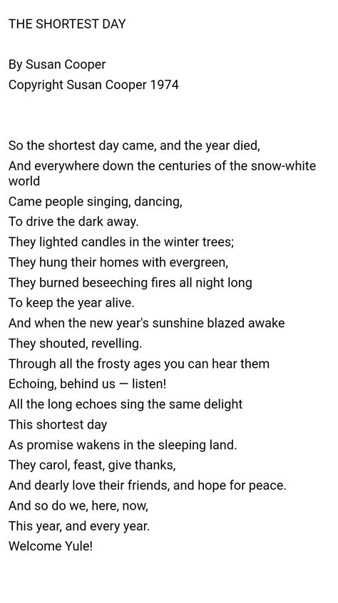 Celebrate the Winter Solstice with Susan Cooper's Poem