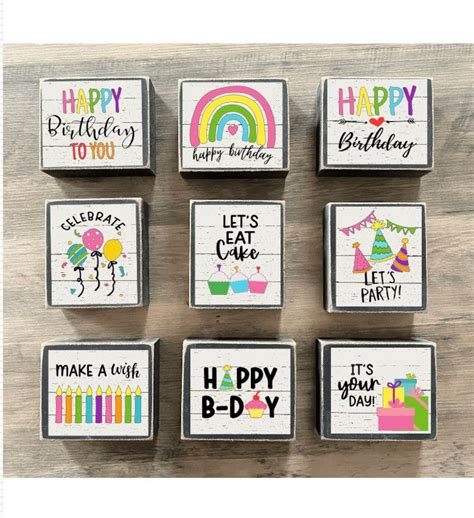 HAPPY BIRTHDAY Signs, Kid's Birthday Party, Home Decor, Birthday ...