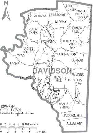 Historical Maps | Davidson County, NC