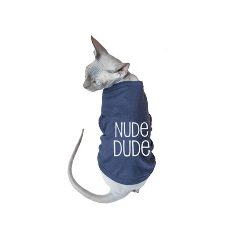 Nude Dude Hairless Cat Clothes Sphynx Cat Clothes Clothes - Etsy