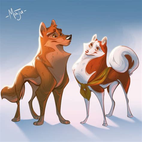 Balto and Jenna by Idearic on DeviantArt