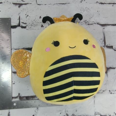 Squishmallow Sunny Queen Bee Exclusive Gold Wings Crown Plush Stuffed Animal | eBay