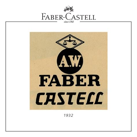 Faber-Castell logo in 1932 | Faber castell, Corporate design, Faber