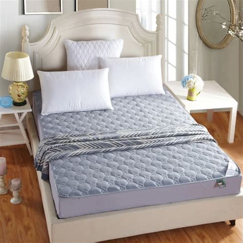 Quilted Mattress protective Cover with stuffing/fillings/pad thin sanding cotton for four ...