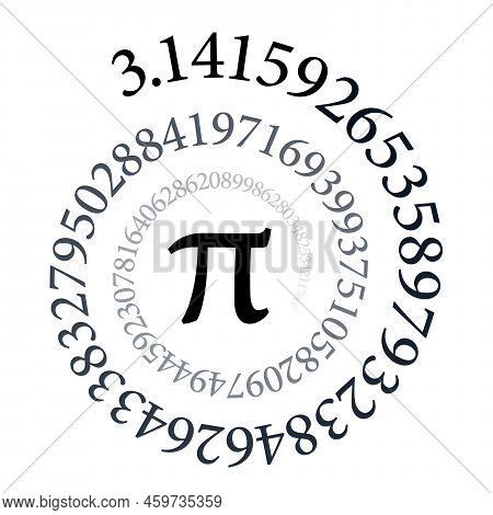 Pi Spiral. First Vector & Photo (Free Trial) | Bigstock