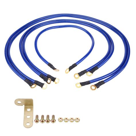 Buy Car Ground Wire, Universal 5-Point Auto Car Earth Cable System ...