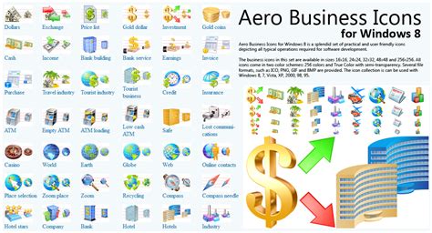 Aero Business Icons for Windows 8 Demo by fawkesbonfire on DeviantArt