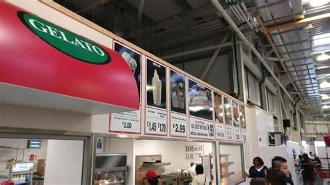 Carta de Costco Food Court, Wembley