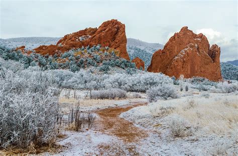 Garden of the Gods in Winter Photograph by Dale Poll - Fine Art America