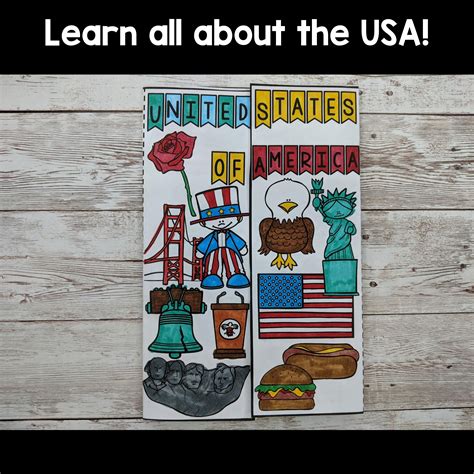 United States of America USA Travel Brochure for Early Readers ...