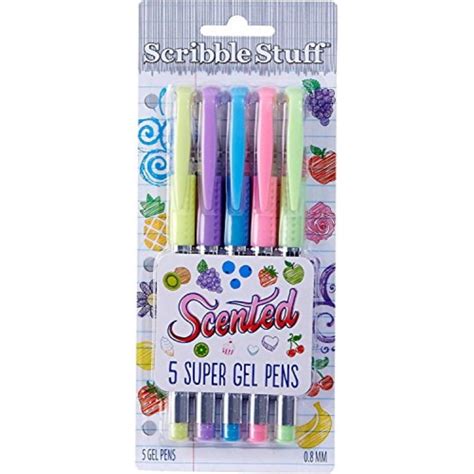 Write Dudes Scribble Stuff Scented Super Gel Pens, 5 Count - Walmart.com - Walmart.com